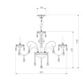 Подвесная люстра Bogates 248/8 Strotskis