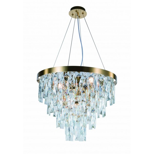 5729P/8A PLATING BRASS+CLEAR (1) Люстра NW