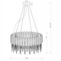 Подвесная люстра Maytoni Hail MOD097PL-08CH