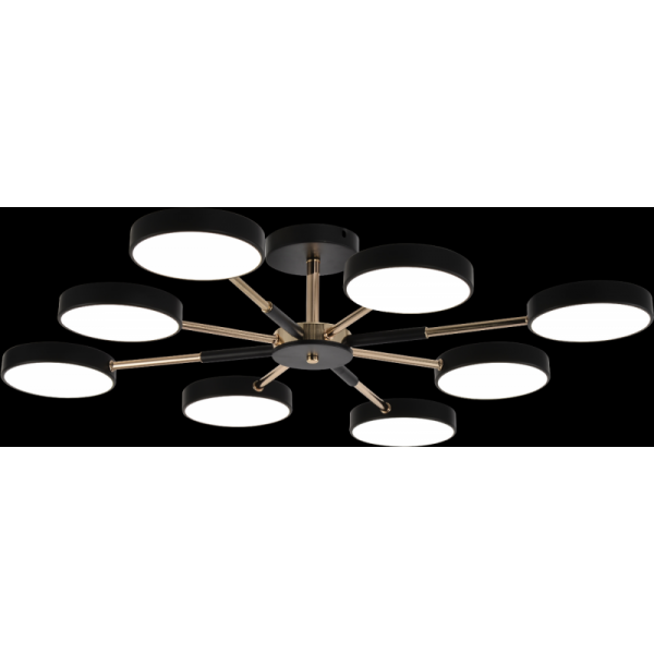 Потолочный светильник Mirastyle Диод MH-3231/6 BK+FGD