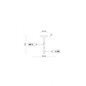 Потолочный светильник Freya FR4010CL-03GB