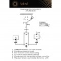 Подвесная люстра Aployt Flavi APL.753.03.08