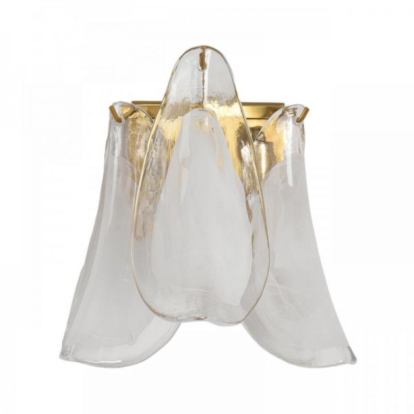 8385/1W NEOCLASSI LN золото/белый, металл/стекло Бра E14 40W 220V PLUME