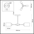 Потолочная люстра Lumion Comfi Dallin 5639/3C