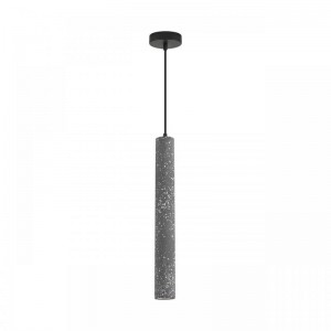 8354/1B SUSPENTIONI черный, металл/цемент Подвес GU10 LED 5W 220V SHAMAREL