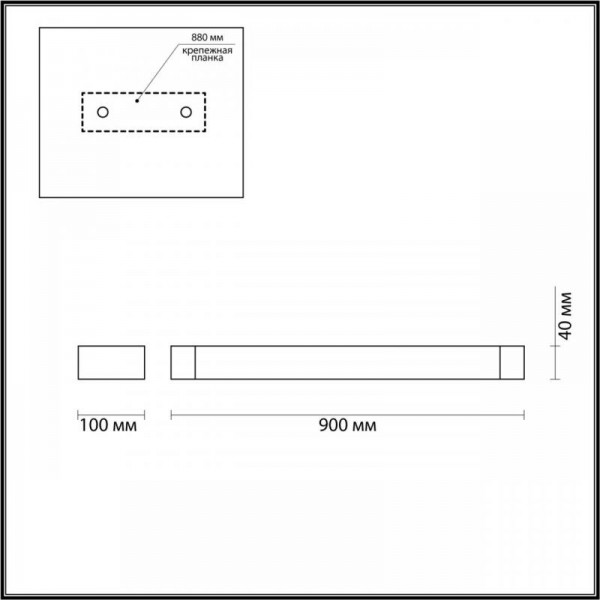 Настенный светодиодный светильник Odeon Light Hightech Arno 3887/24WW