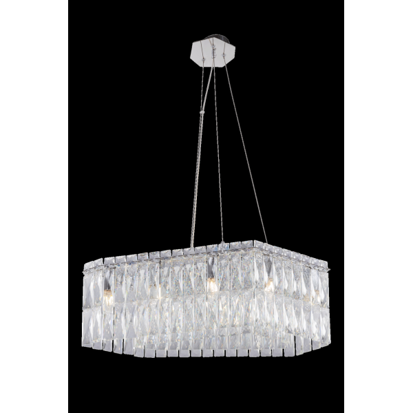2651R/8A CHROME+SILVER+CLEAR (1) Люстра NW #