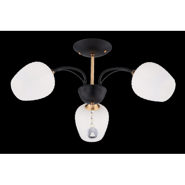 4374/3 BK+FG (4) Люстра