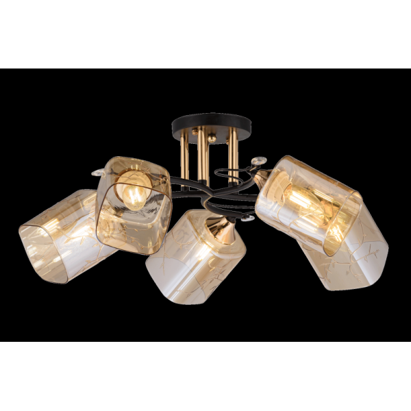 3656/5 BK+FGD (2) Люстра (RL)