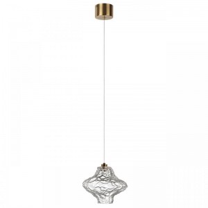 5107/3L L-VISION  ODL26 антич.бронза/прозрачный металл/стекло Подвес LED x 3W 4000K ORDI