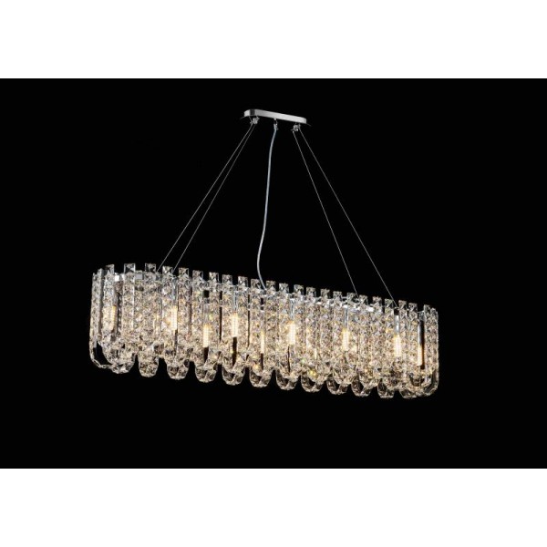 NW082-L1200*W280*H280 OVAL CHROME (1) Люстра NW