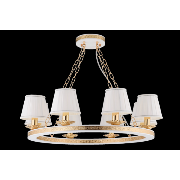 85649/8A WHITE+FGD (1) Люстра