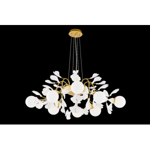 2740A/8 SPAY PAINT BRASS+WHITE (1) Люстра NW