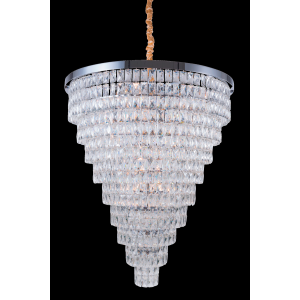 2431R/24A CHR+CL (1) Люстра (в 2-х коробках) NW