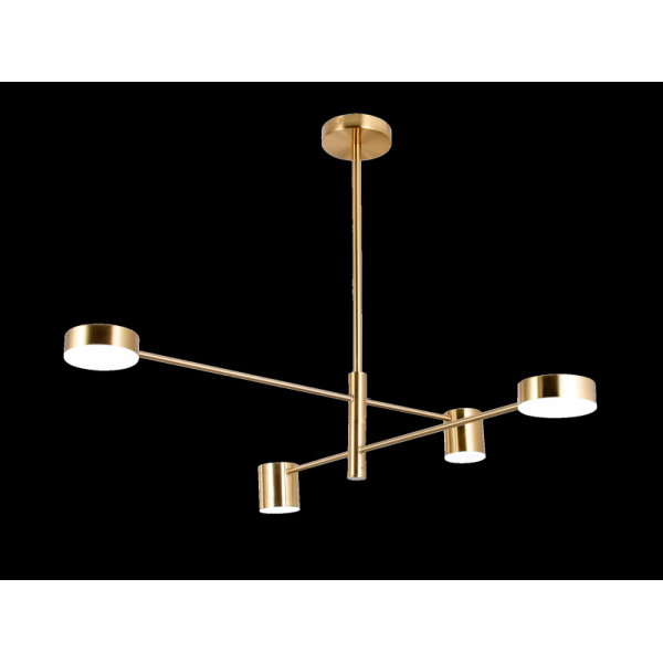 8021DW-4 BRASS (1) Люстра (NW)
