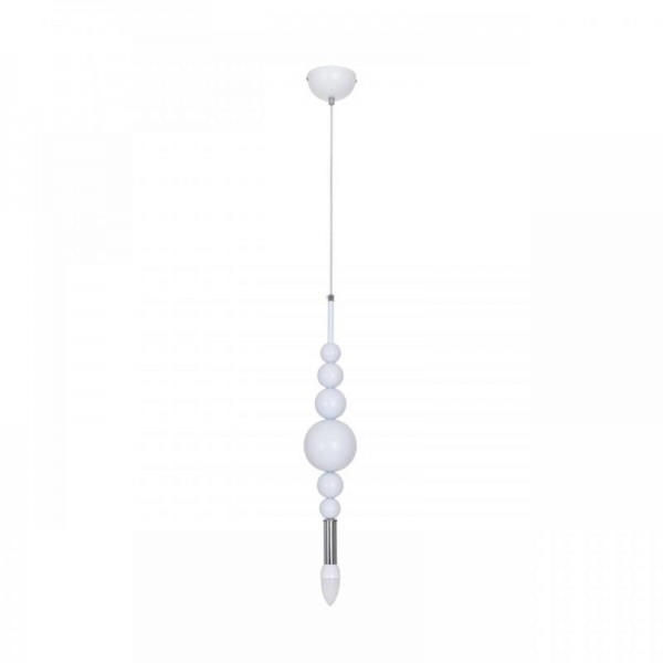 8260/1 MODERNI LN белый/хром, металл Подвес E14 40W 220V NANA