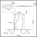 Подвесной светодиодный светильник Odeon Light Nera 6600/21L