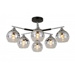 74539/6 CHROME+BLACK (1) Люстра (RL) 74539/6 CHROME+BLACK (1) Люстра (RL)