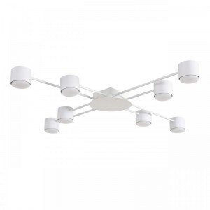 8305/8C COMFI белый, металл/акрил Светильник потолочный GX53 LED 8*7W 220V BENUA