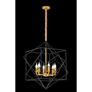 2233A/6 SP BRS+MBK (1) Люстра NW