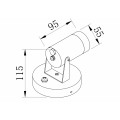 Настенный светильник Maytoni Scope O025WL-01B