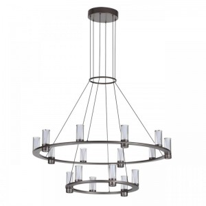 7143/110L HIGHTECH ODL26 Подвесной светильник  черный gun powder/акрилл/металл IP20 LED 93W 5960Лм 3000K 220V DEFANCE