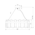 Подвесная люстра Bogates Conte 333/10