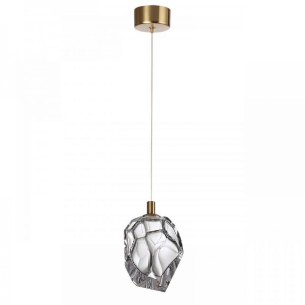 7114/4LB L-VISION ODL25 Подвесной светильник прозрачное  стекло/металл IP20 LED 4W 300Лм 3000K 200° 220V GEMME