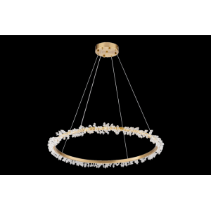 555P-800 BRONZE+CL (1) Люстра (NW)