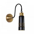 8361/1W MODERNI золото/черный металл/керамика Бра E27 60W 220V LILO