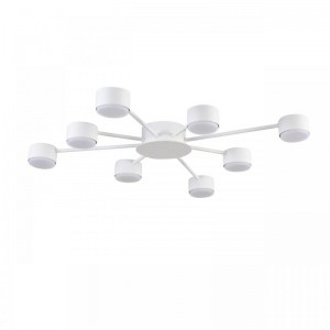 8343/8C COMFI белый, металл Люстра GX53 LED 8*7W 220V TORINA