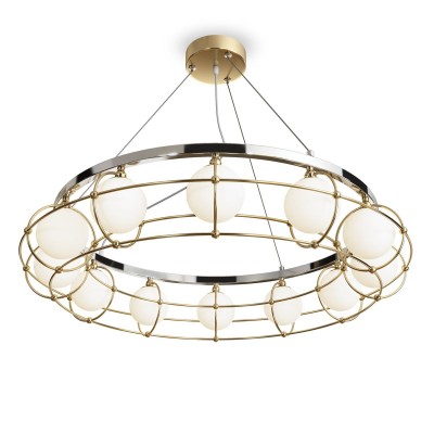 Подвесная люстра Maytoni Carcass MOD312PL-12GCH Подвесная люстра Maytoni Carcass MOD312PL-12GCH