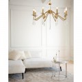 8319/12 CLASSI шампань/прозрачный, металл/хрусталь Люстра E14 12*40W 220V SEVERINA