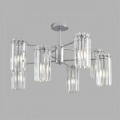 8348/8C CLASSI хром/прозрачный, металл/хрусталь Люстра подвесная E14 8*40W 220V FAVLA