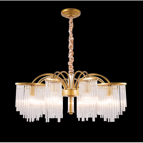 5597A/8 SP BRS+CL (1) Люстра NW