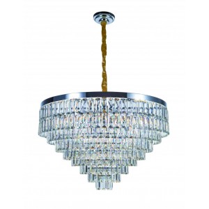 2752R/18A CHROME+CLEAR (1) Люстра (в 2-х коробках) NW