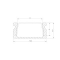 Профиль алюминиевый с рассеивателем Elektrostandard LL-2-ALP006 a053618