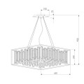 Подвесная люстра Bogates Cella 377/9 Strotskis