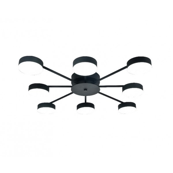 Потолочный светильник Mirastyle XL-20626/8 BK