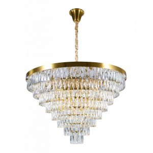 2431P/22A PT BRS+CL (1) Люстра (в 2-х коробках) NW