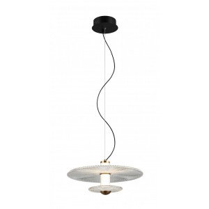 8443MDM-2M BK+GD BLACK+CLEAR (1) Люстра NW