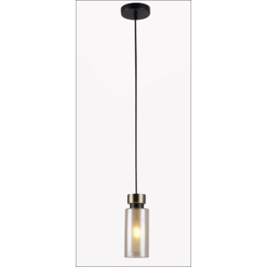 74338/1P BLACK+BRONZE (5) Люстра (RL)
