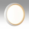 7650/DL PALE SN 141 Светильник пластик/белый/золотой LED 48Вт 4000К D380 IP43 TOFIQ WHITE