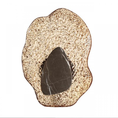 5461/12WLA L-VISION ODL_EX26 черный/янтарный/коричневый/металл/стекло/мрамор Настенный светильник LED x 12W 3000K CORALLA