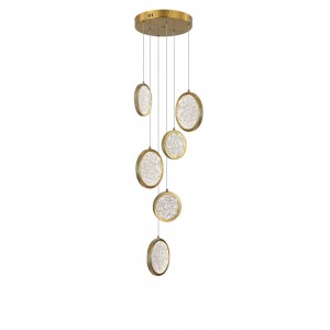 D2061-DW-6 BRASS (1) Люстра NW