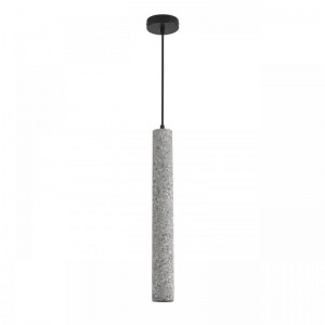 8357/1B SUSPENTIONI черный/серый, металл/цемент Подвес GU10 LED 5W 220V SHAMAREL