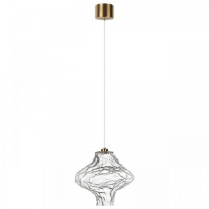 5107/3LA L-VISION  ODL26 антич.бронза/прозрачный металл/стекло Подвес LED x 3W 4000K ORDI