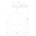 Трековый светильник Glob GX53 черный MRL 1015 a053136