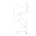 Бра Eurosvet Frost 70152/1 латунь