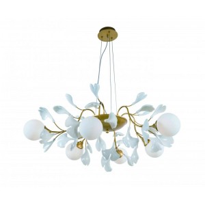 2740A/6 SPAY PAINT BRASS+WHITE (1) Люстра NW